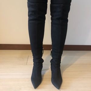 Barneys New York Over-the-Knee suede boots